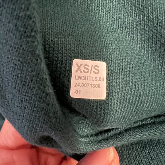 NWT Lululemon Scuba Oversized Full-Zip Hoodie - Storm Teal w/ Gold Zipper - XS/S - Picture 5 of 7